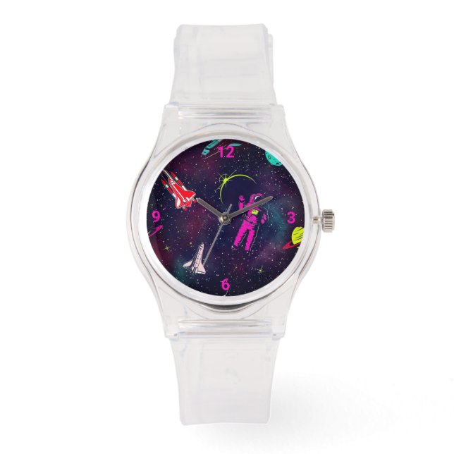 Montre Cute Girl Astronaut Espace (Recto)