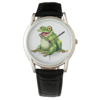 Montre Cute grenouille à grains