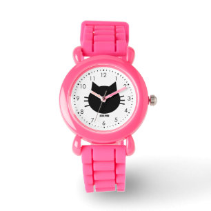 Montre Cute Kitty Chat rose