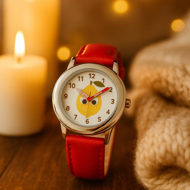 Montre Cute Lemon Character with Googly Eyes  (Créateur téléchargé)