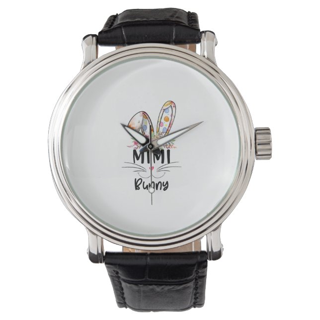 Montre Cute Mimi Bunny T Shirt Easter Family Matching Out (devant)