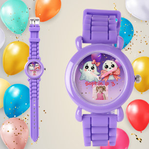 Montre Cute Pastel Ghost Kids Watch Anniversaire Cadeau