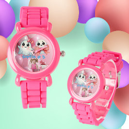 Montre Cute Pastel Ghost Kids Watch Anniversaire Cadeau