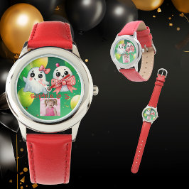 Montre Cute Pastel Ghost Kids Watch Anniversaire Cadeau