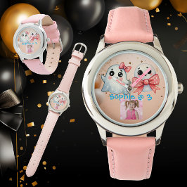 Montre Cute Pastel Ghost Kids Watch Anniversaire Cadeau