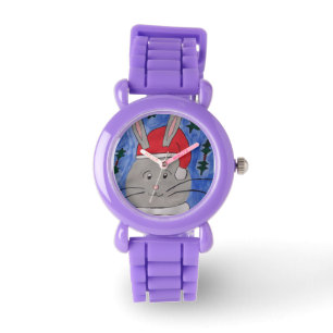 Montre Cute Père Noël Bunny