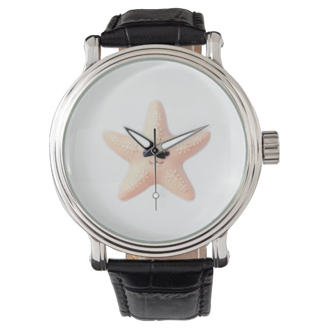 Montre Cute Pink Starfish (devant)
