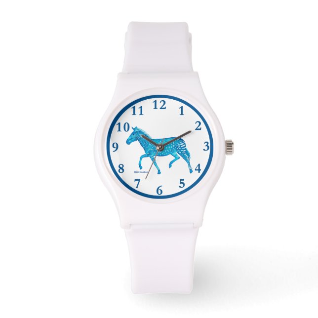 Montre Cute Polka Dot Zebra (Recto)