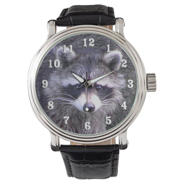 Montre Cute Raccoon (devant)