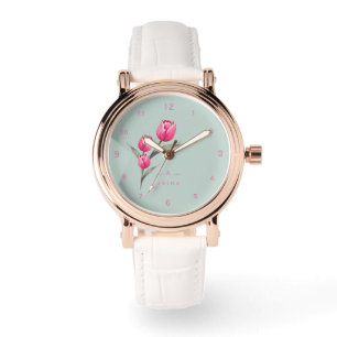 Montre Cute Rose Floral personnalisé eWatch