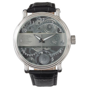 Montre Cute Simulé tous les engrenages et le matériel mét