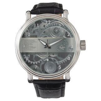 Montre Cute Simulé tous les engrenages et le matériel mét