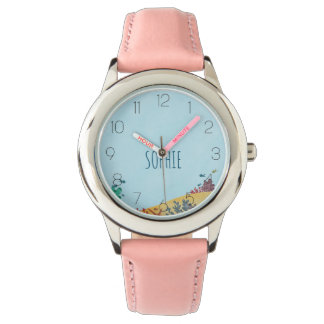 Montre Cute sous les poissons de mer et l'océan