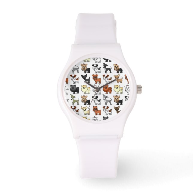 Montre Cute Toy Chien race Motif (Recto)