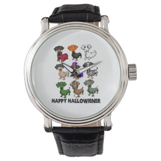 Montre Dachshund Halloweiner Halloweiner drôle Chien drôl