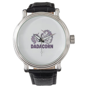 Montre Dadacorn Funny Licorne Papa Conception De Chemise