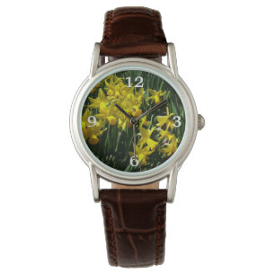 Montre Daffodiles Jaunes I Fleurs De Printemps Cheveux