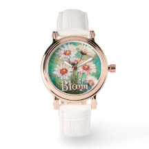 Daisies Floral Impressionniste Sarcelle Personnali