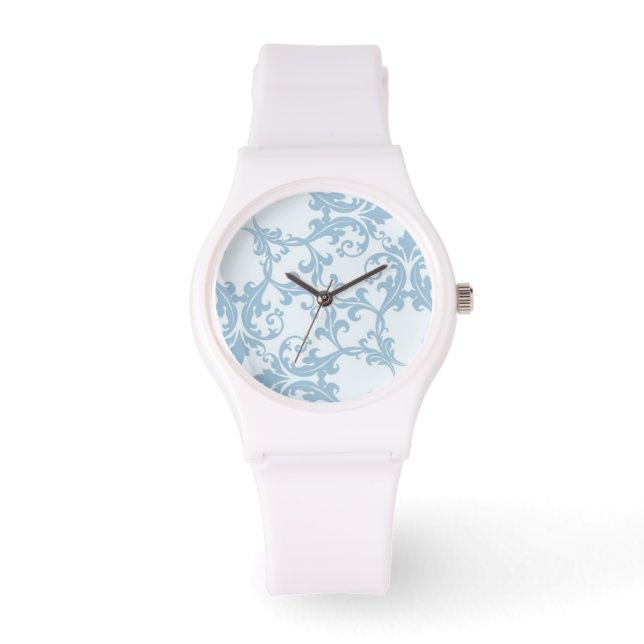 Montre Damas bleu pâle (Recto)