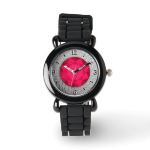 Montre Damas d'argent avec gemme de rubis / jewell
