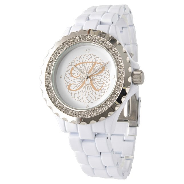 Montre Dames élégante Monogramme (Créateur téléchargé)