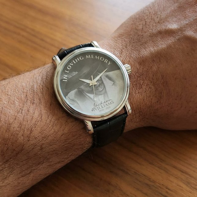 Montre Dans la mémoire aimante | Mémorial photo (Créateur téléchargé)