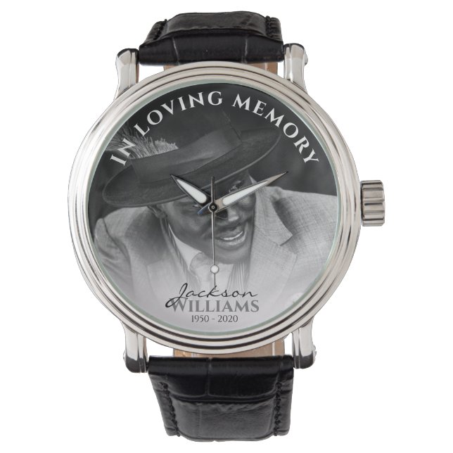 Montre Dans la mémoire aimante | Mémorial photo (devant)