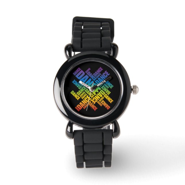 Montre Danse typographique (spectre) (Recto)
