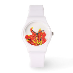 Montre d'art de feuille d'automne