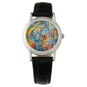 Montre d'art mosaïque