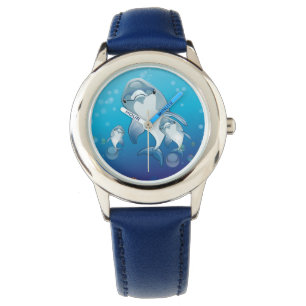 MONTRE DAUPHIN. ILLUSTRATION DE DOLPHINS CUITS