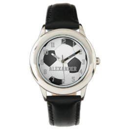 Montre de balle de football pour enfants personnal