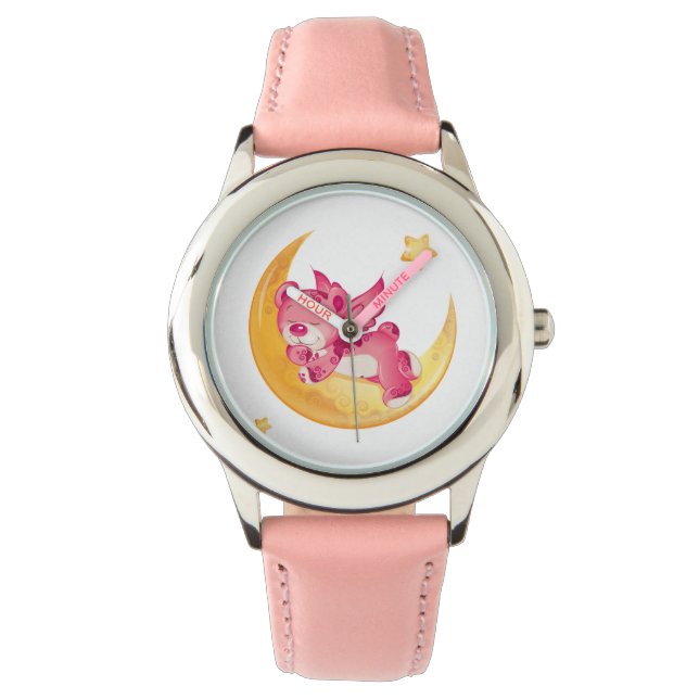 Montre De beaux rêves avec un ours en peluche (devant)