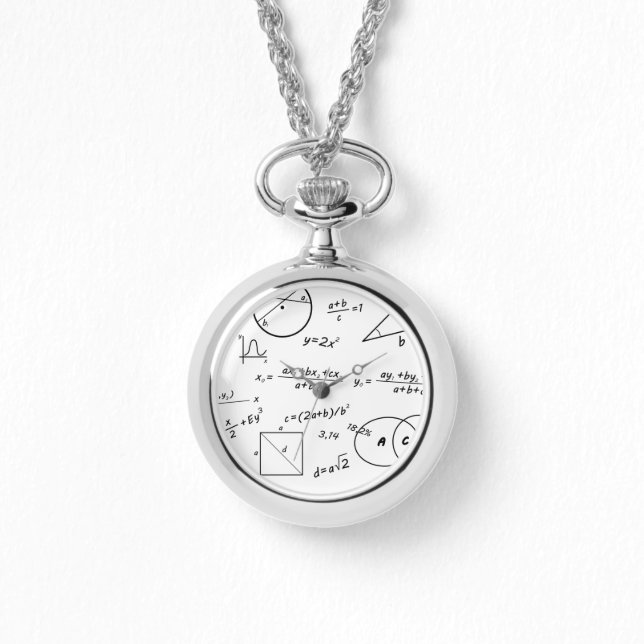 Montre de bracelet en argent tissé blanc (Recto)