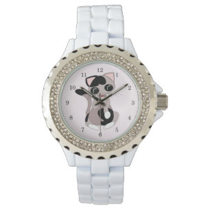 Montre de chat de nettoyage - personnalisable