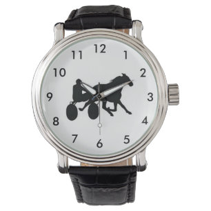 Montre de cheval de course d'attelages