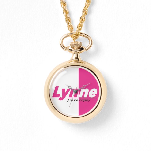 Montre de collier d'or LYNNE (Recto)