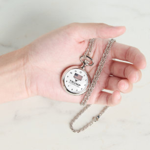 Montre de collier Silver Trump pour femmes républi