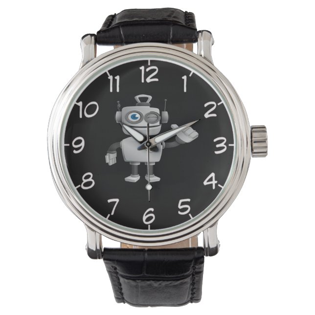 Montre de conception cool Robot 6 (devant)