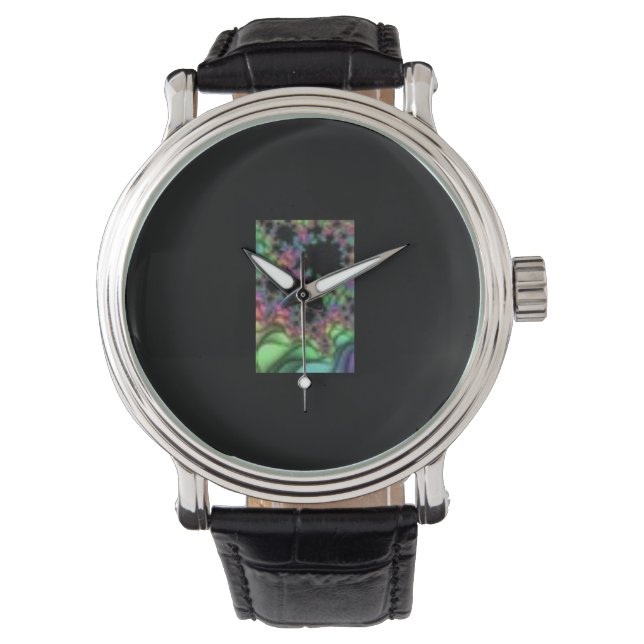 Montre de coque métallique personnalisée et art le (devant)