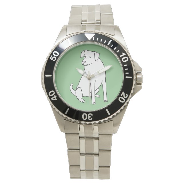 Montre de dessin du Labrador Retriever (devant)