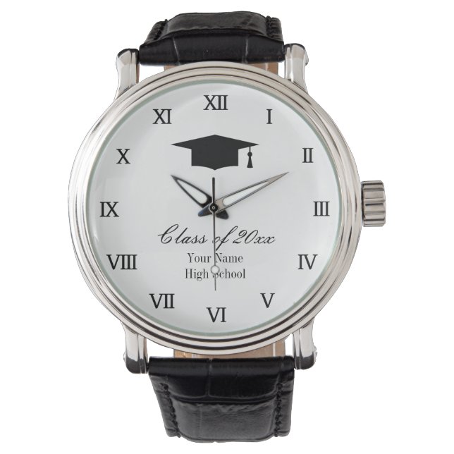 Montre de diplôme personnalisée pour les étudiants (devant)