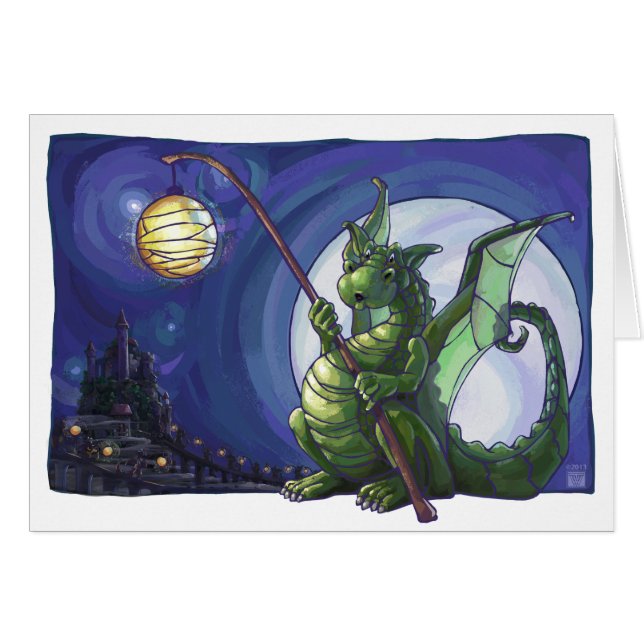 Montre de dragon d'art (Devant horizontal)