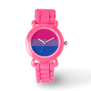 Montre de drapeau de fierté de Bi (parties
