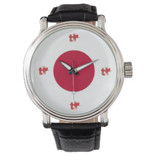 Montre de drapeau du Japon de précipitation de
