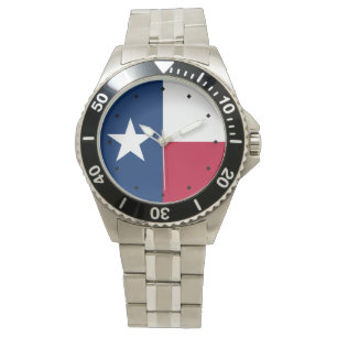 Montre de drapeau du Texas