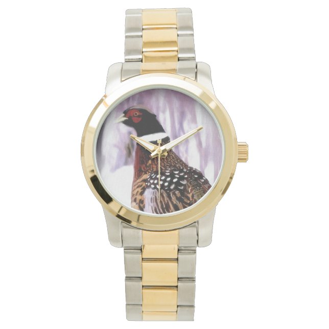 Montre de faisan vintage (devant)