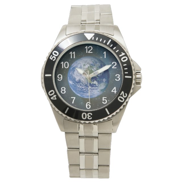 MONTRE DE LA TERRE PLANÈTE (devant)
