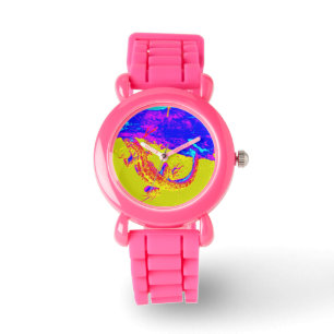 montre de lézard coloré