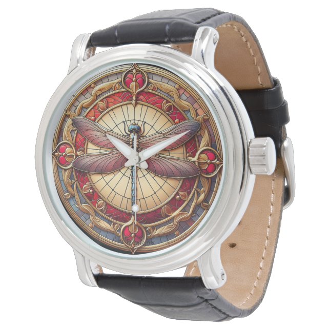 Montre de libellule intemporelle (Incliné)